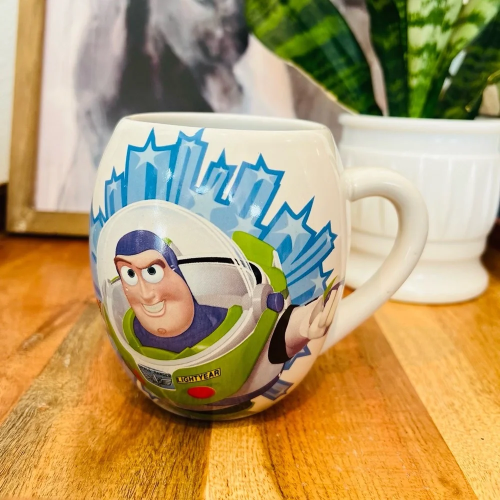 Disney Pixar Tot Story Buzz Lightyear- Space Ranger Coffee Mug White